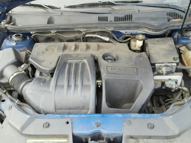 1G1AL12F357660317 - 2005 CHEVROLET COBALT LS BLUE photo 7