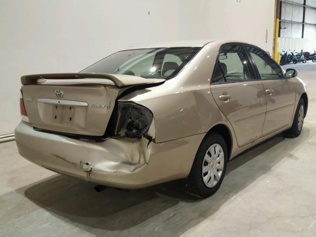 4T1BE32K96U151782 - 2006 TOYOTA CAMRY LE BEIGE photo 4