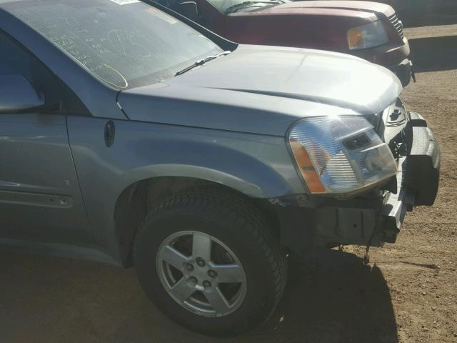 2CNDL63F366122715 - 2006 CHEVROLET EQUINOX LT GRAY photo 9