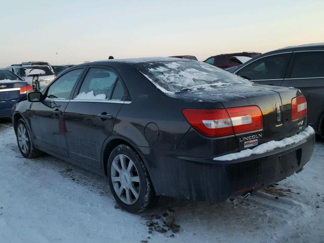 3LNHM28T97R615492 - 2007 LINCOLN MKZ CHARCOAL photo 3