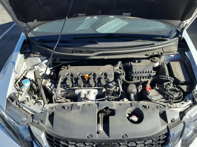 19XFB2F97EE268256 - 2014 HONDA CIVIC EXL SILVER photo 7