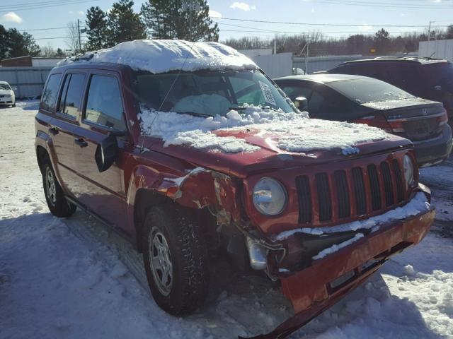 1J8FT28W28D796589 - 2008 JEEP PATRIOT SP RED photo 1