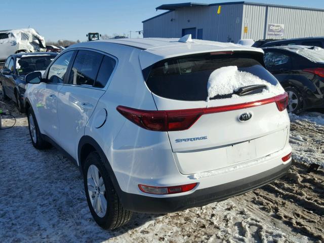 KNDPMCAC3J7380280 - 2018 KIA SPORTAGE L WHITE photo 3