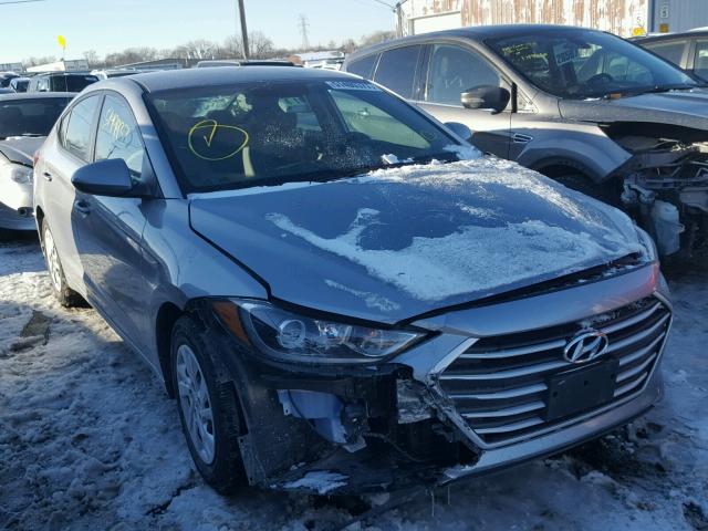 5NPD74LF6HH104351 - 2017 HYUNDAI ELANTRA SE GRAY photo 1