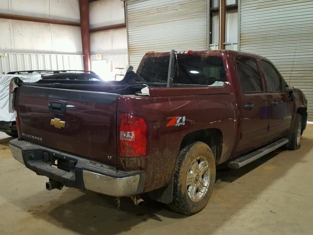 3GCPKSE74DG142055 - 2013 CHEVROLET SILVERADO MAROON photo 9