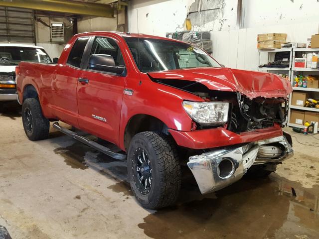 5TFUY5F16DX308343 - 2013 TOYOTA TUNDRA DOU RED photo 1