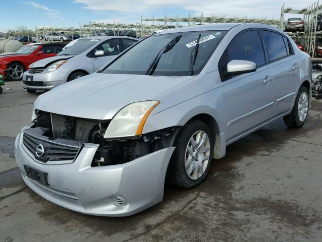 3N1AB6APXAL631259 - 2010 NISSAN SENTRA 2.0 SILVER photo 2