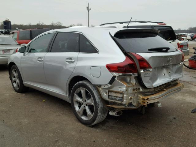 4T3ZK3BB7DU053720 - 2013 TOYOTA VENZA LE SILVER photo 3