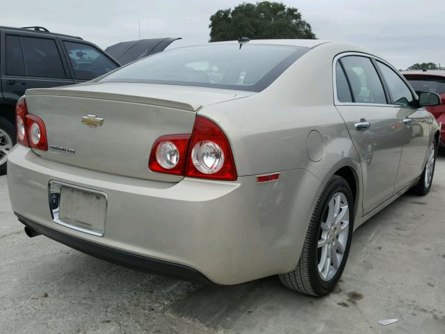 1G1ZE5EB8AF322814 - 2010 CHEVROLET MALIBU LTZ 金色 照片 4