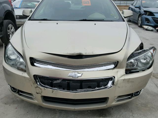 1G1ZE5EB8AF322814 - 2010 CHEVROLET MALIBU LTZ GOLD photo 9