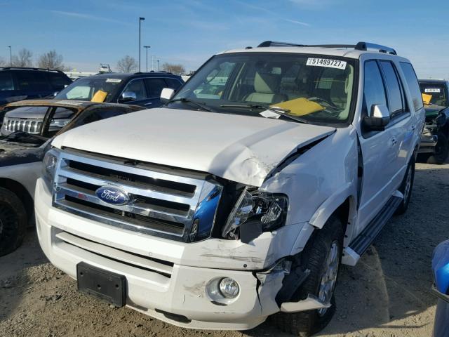 1FMJU1K53CEF59875 - 2012 FORD EXPEDITION WHITE photo 2