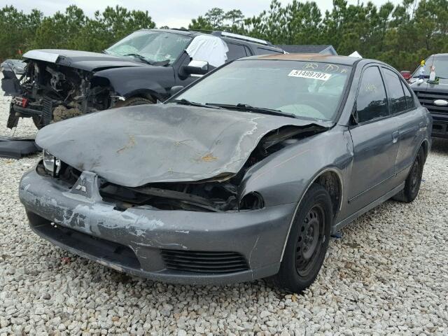 4A3AA36G23E054475 - 2003 MITSUBISHI GALANT DE GRAY photo 2