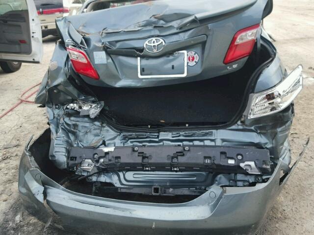 4T1BE46K89U883969 - 2009 TOYOTA CAMRY BASE BLUE photo 9