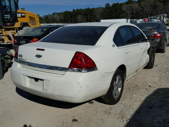 2G1WT58N079391965 - 2007 CHEVROLET IMPALA LT WHITE photo 4