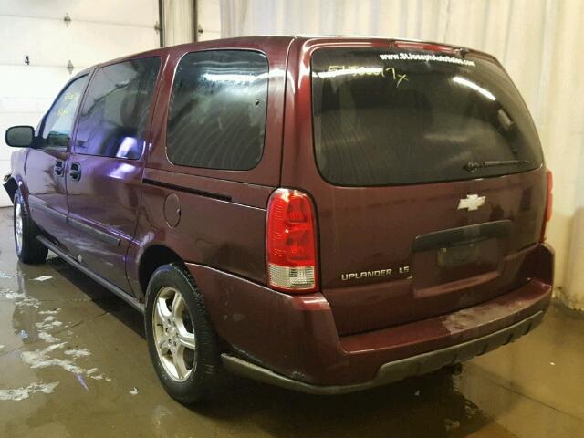 1GNDV23188D156589 - 2008 CHEVROLET UPLANDER L MAROON photo 3