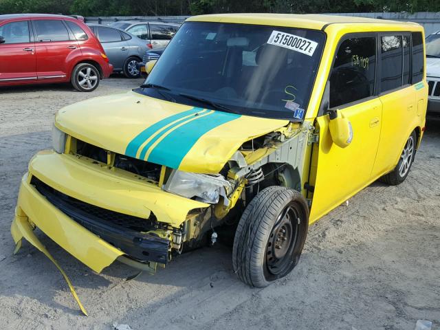 JTLKT324854017120 - 2005 TOYOTA SCION XB YELLOW photo 2