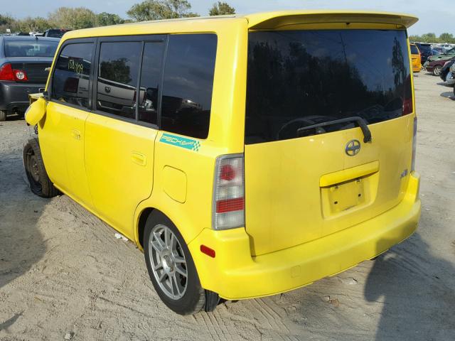 JTLKT324854017120 - 2005 TOYOTA SCION XB YELLOW photo 3