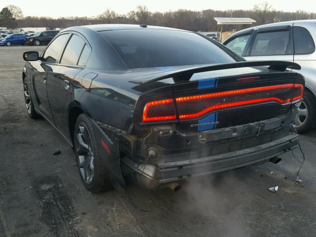 2B3CL5CT7BH551372 - 2011 DODGE CHARGER R/ BLACK photo 3