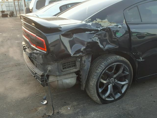 2B3CL5CT7BH551372 - 2011 DODGE CHARGER R/ BLACK photo 9