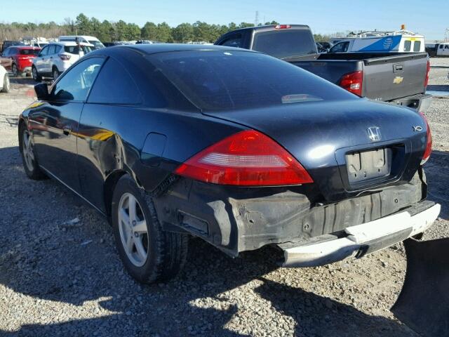 1HGCM72653A027030 - 2003 HONDA ACCORD EX BLACK photo 3