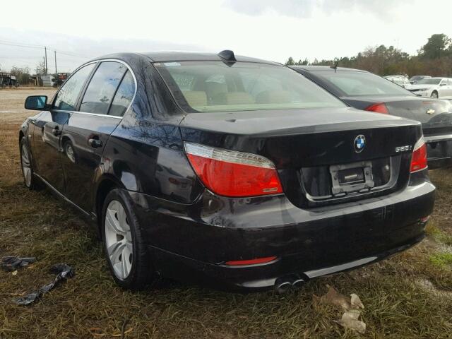 WBANU53579C118764 - 2009 BMW 528 I BLACK photo 3