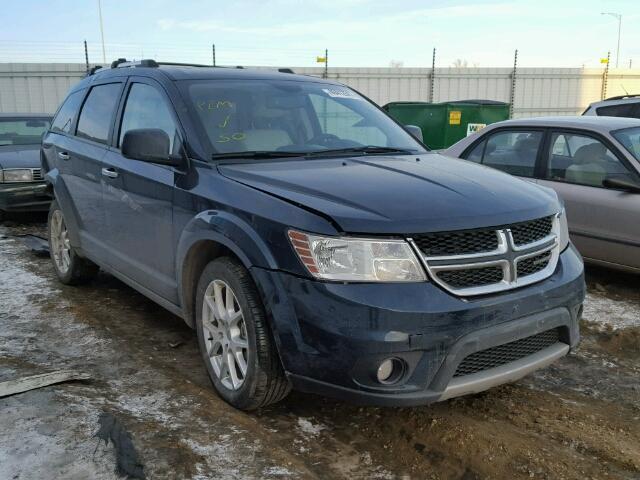 3C4PDDFG5ET204320 - 2014 DODGE JOURNEY R/ BLUE photo 1