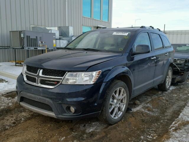 3C4PDDFG5ET204320 - 2014 DODGE JOURNEY R/ BLUE photo 2