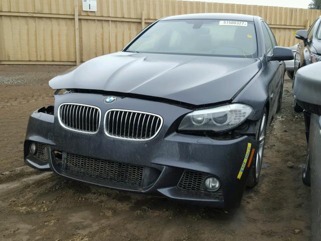 WBAFR7C50DC825960 - 2013 BMW 535 I GRAY photo 2