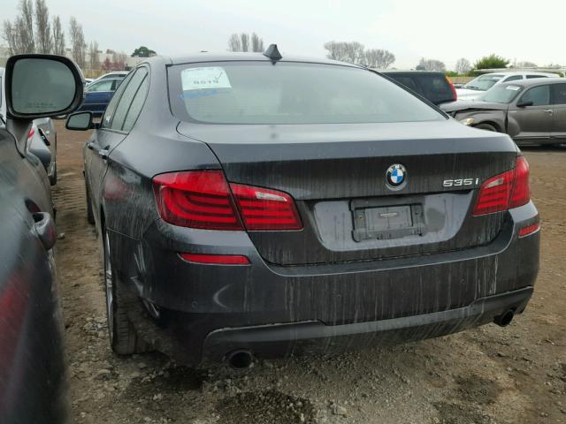 WBAFR7C50DC825960 - 2013 BMW 535 I GRAY photo 3