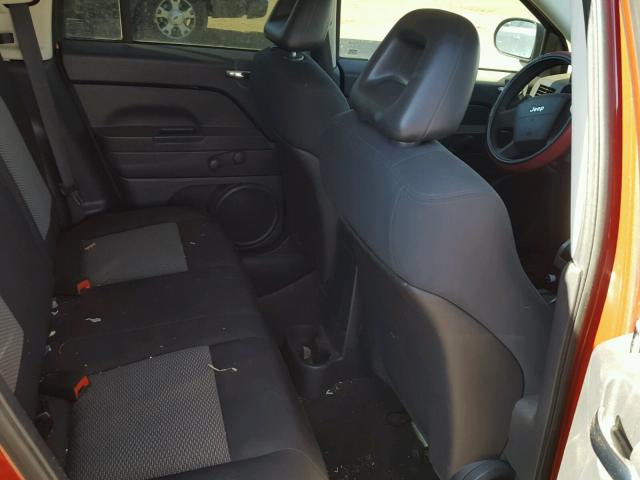 1J8FT47018D615507 - 2008 JEEP COMPASS SP RED photo 6