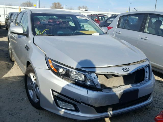 5XXGM4A78FG395493 - 2015 KIA OPTIMA LX SILVER photo 1