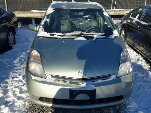 JTDKB20U163174989 - 2006 TOYOTA PRIUS GREEN photo 9