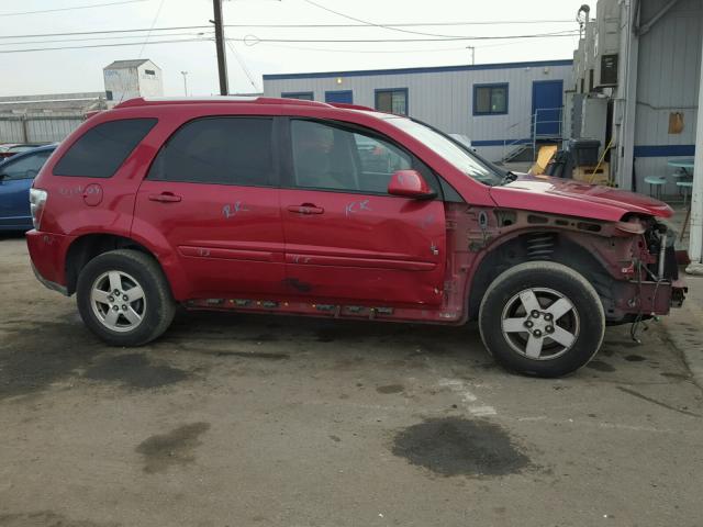 2CNDL63F766081814 - 2006 CHEVROLET EQUINOX LT BURGUNDY photo 9