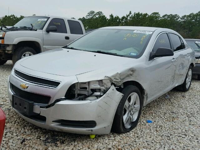 1G1ZA5EU2BF175274 - 2011 CHEVROLET MALIBU LS SILVER photo 2