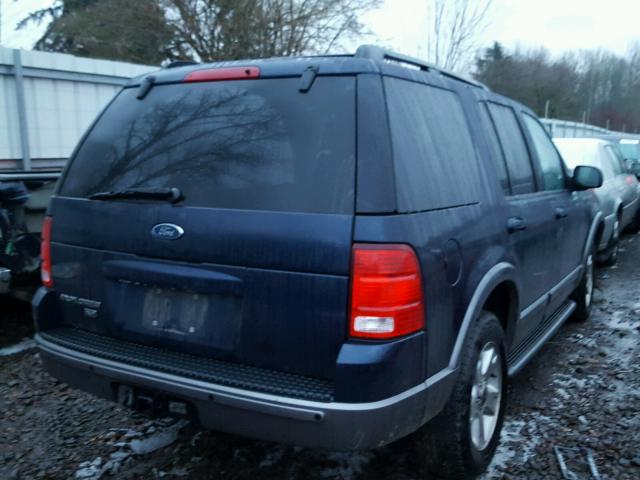 1FMDU73K63ZA07235 - 2003 FORD EXPLORER X BLUE photo 4