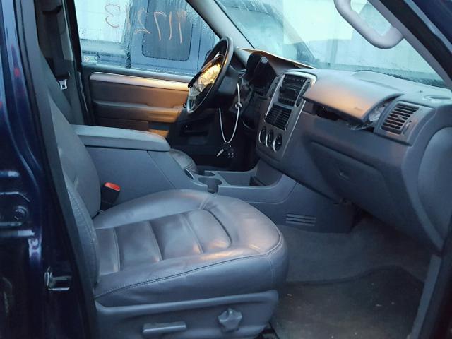 1FMDU73K63ZA07235 - 2003 FORD EXPLORER X BLUE photo 5