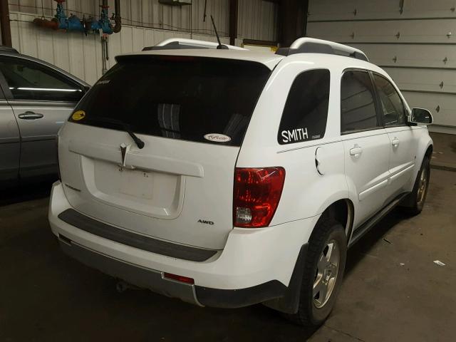 2CKDL43F386052881 - 2008 PONTIAC TORRENT WHITE photo 4