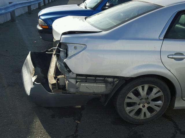 4T1BK3DB4CU445575 - 2012 TOYOTA AVALON BAS SILVER photo 9