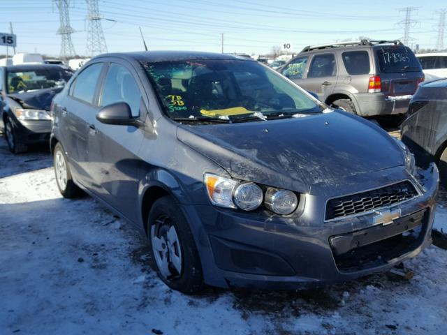 1G1JA5SH7D4197399 - 2013 CHEVROLET SONIC LS 灰色 照片 1