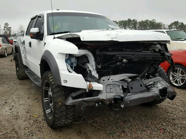 1FTFW1R69BFC91426 - 2011 FORD F150 SVT R WHITE photo 1