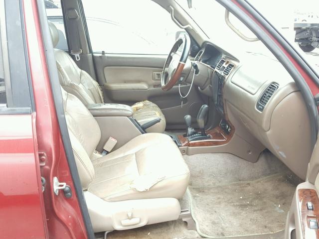 JT3HN87RXX0213897 - 1999 TOYOTA 4RUNNER LI BURGUNDY photo 5