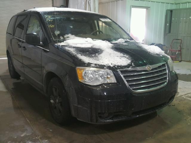 2A8HR54P28R769784 - 2008 CHRYSLER TOWN & COU BLACK photo 1