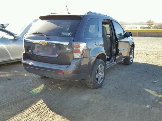 2CNDL53F586069481 - 2008 CHEVROLET EQUINOX LT CHARCOAL photo 4