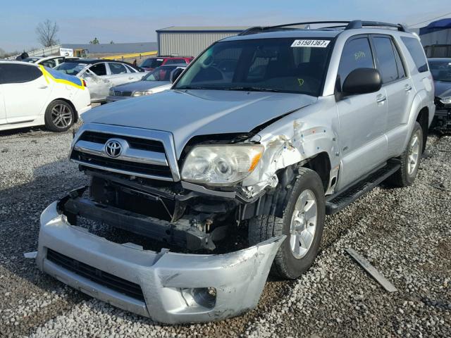 JTEZU14R88K015688 - 2008 TOYOTA 4RUNNER SR SILVER photo 2