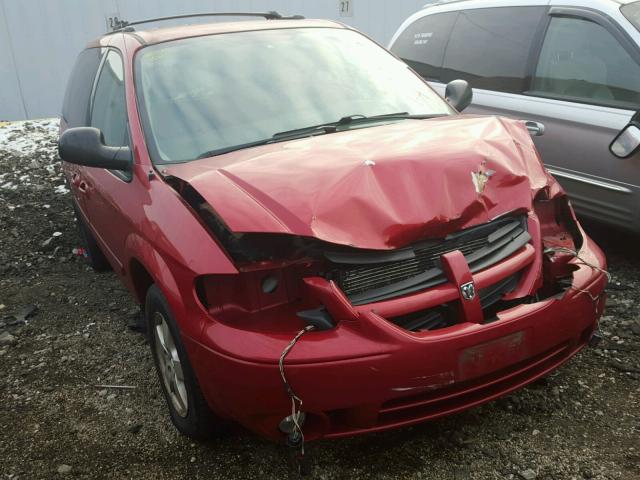 2D4GP44L66R711788 - 2006 DODGE GRAND CARA RED photo 1