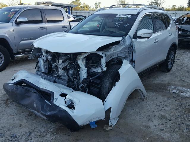 5N1AT2MT1FC829433 - 2015 NISSAN ROGUE S WHITE photo 2