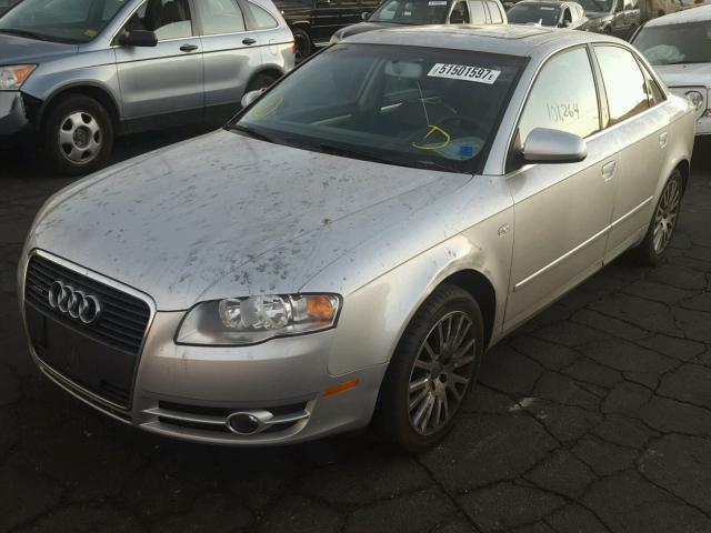 WAUDF78E16A120897 - 2006 AUDI A4 2.0T QU SILVER photo 2