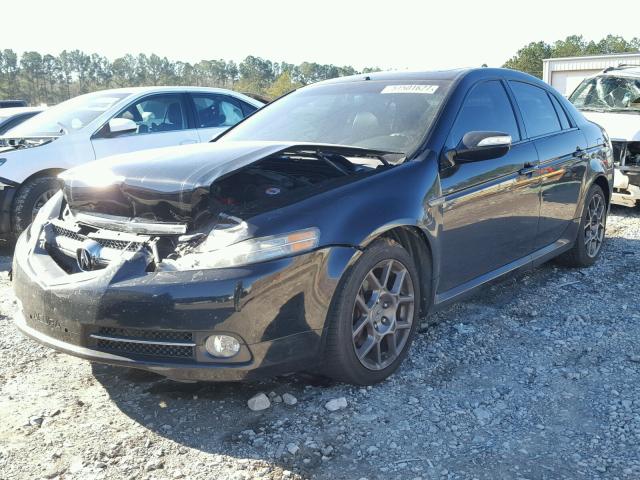 19UUA76538A000916 - 2008 ACURA TL TYPE S BLACK photo 2