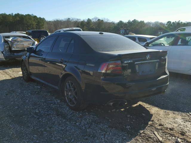 19UUA76538A000916 - 2008 ACURA TL TYPE S BLACK photo 3