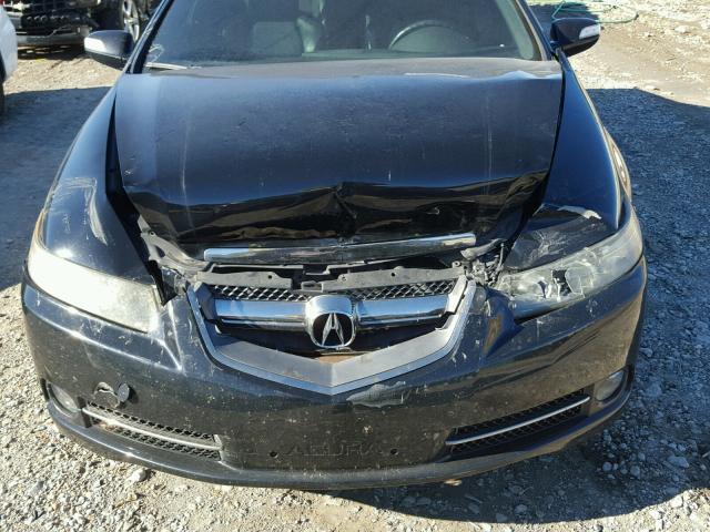 19UUA76538A000916 - 2008 ACURA TL TYPE S BLACK photo 7